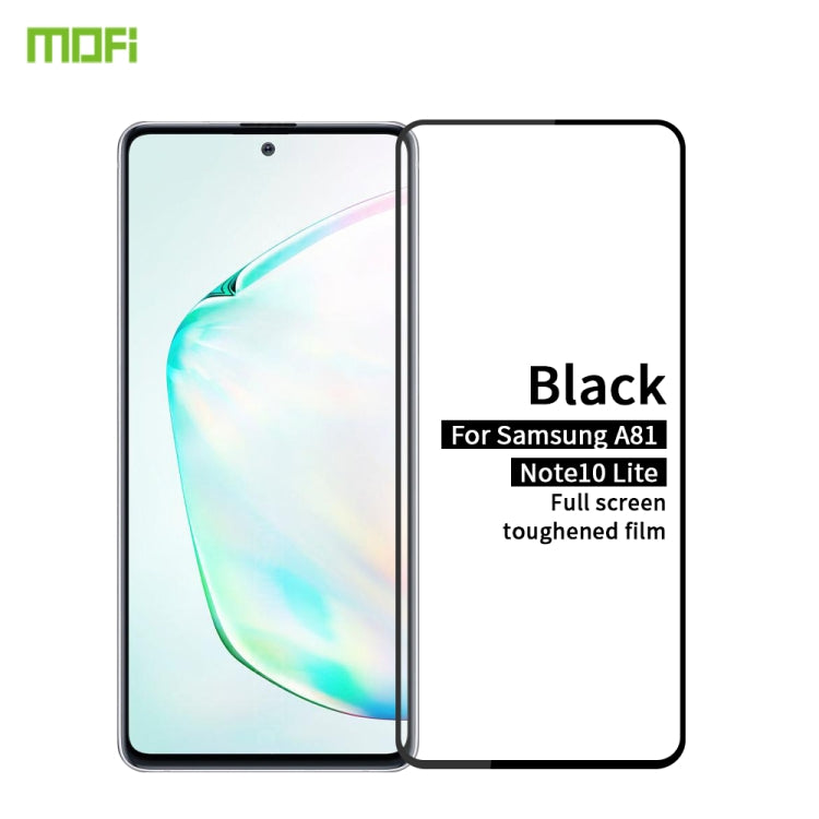 For Galaxy A81 / Note 10 Lite MOFI 9H 2.5D Full Screen Tempered Glass Film(Black) - free shipping - PMC TechLife - Order now!