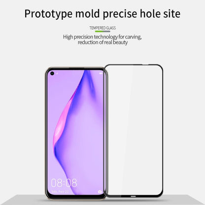 For Huawei P40 Lite MOFI 9H 3D Explosion-proof Curved Screen Tempered Glass Film(Black) - Huawei Tempered Glass by MOFI | Online Shopping South Africa | PMC Jewellery