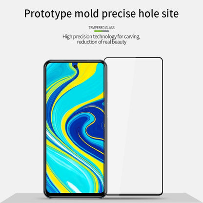 For Xiaomi Redmi Note 9S MOFI 9H 2.5D Full Screen Tempered Glass Film(Black) -  by MOFI | Online Shopping South Africa | PMC Jewellery