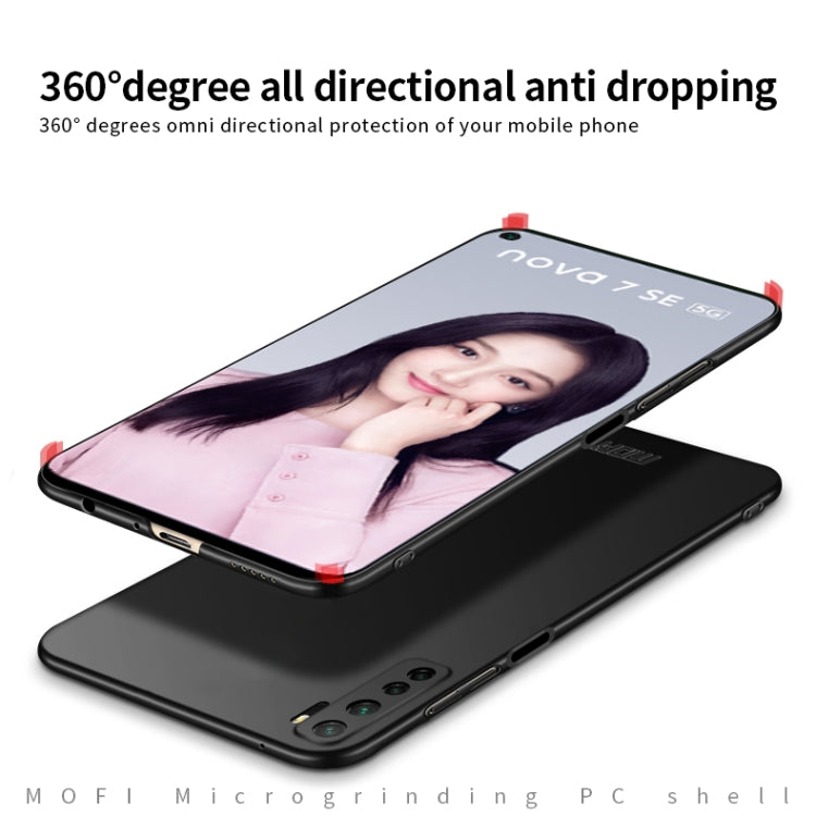 For Huawei Nova 7 SE MOFI Frosted PC Ultra-thin Hard Case(Blue) - Huawei Cases by MOFI | Online Shopping South Africa | PMC TechLife | Buy Now Pay Later Mobicred