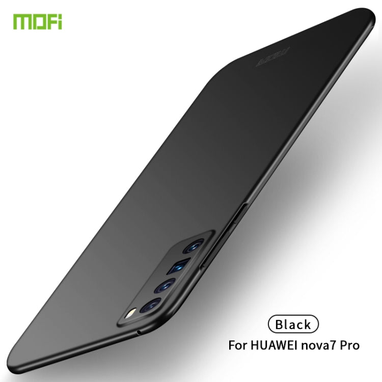 For Huawei Nova 7 Pro MOFI Frosted PC Ultra-thin Hard Case(Black) - Huawei Cases by MOFI | Online Shopping South Africa | PMC Jewellery