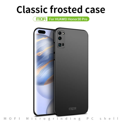 For Huawei Honor 30 Pro MOFI Frosted PC Ultra-thin Hard Case(Red) - Honor Cases by MOFI | Online Shopping South Africa | PMC Jewellery