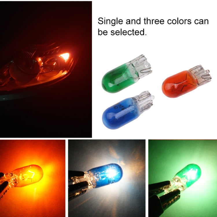 5pcs T10 12v 5w car instrument light reading light(blue) - Instrument Lights by PMC TechLife | Online Shopping South Africa | PMC TechLife | Buy Now Pay Later Mobicred