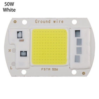 High Power 220V LED FloodlightCool/Warm White COB LED Chip IP65 Smart IC Driver Lamp(50W white) - Celling Lights & Chandeliers by PMC Jewellery | Online Shopping South Africa | PMC Jewellery | Buy Now Pay Later Mobicred