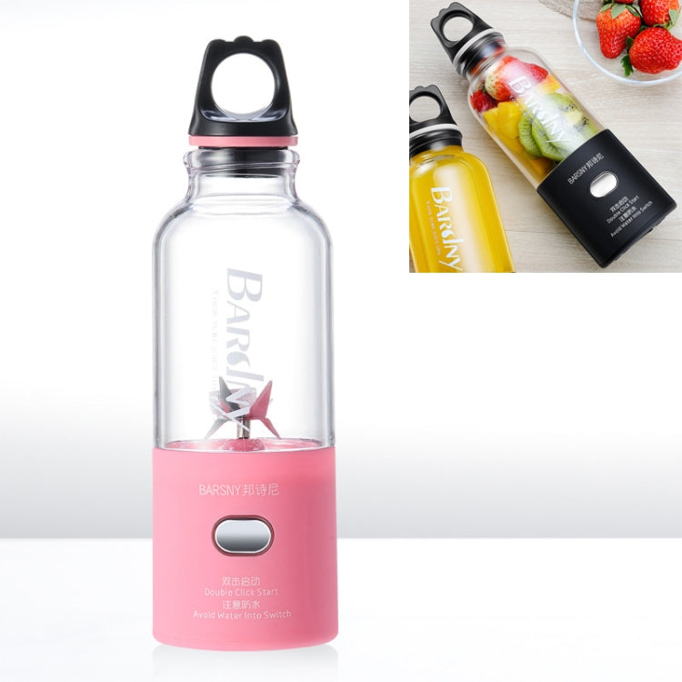 Multifunctional Juicer Rotatory Extractor Cup Portable USB Charge Juicer Blender with 6 Blades(Pink) - free shipping - PMC TechLife - Order now!
