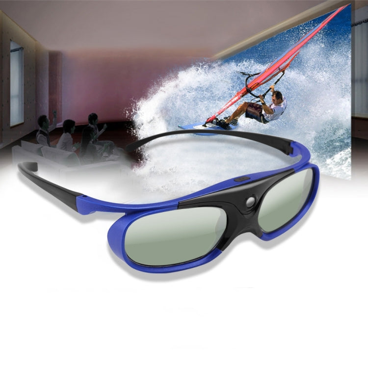 Universal Battery DLP Active Shutter 3D Glasses 96-144Hz For XGIMI Optoma Acer Viewsonic Home Theater Projector 3D TV - VR Headset by PMC Jewellery | Online Shopping South Africa | PMC Jewellery | Buy Now Pay Later Mobicred