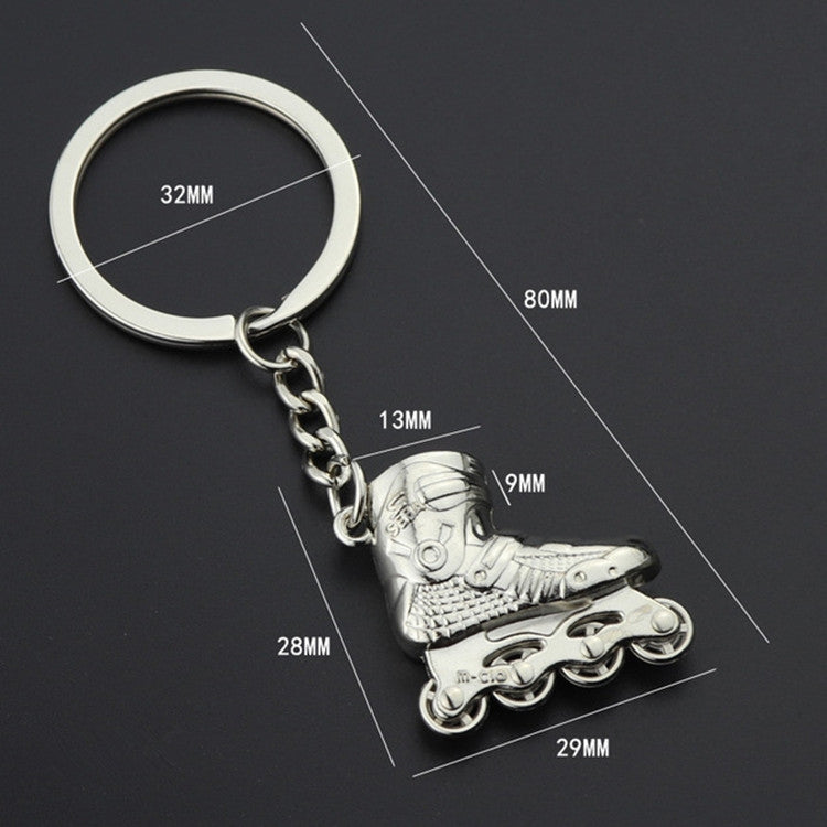 Creative Simulation Skates Keychain Personalized Pendant Gift(Gold) - Key Rings by PMC Jewellery | Online Shopping South Africa | PMC Jewellery