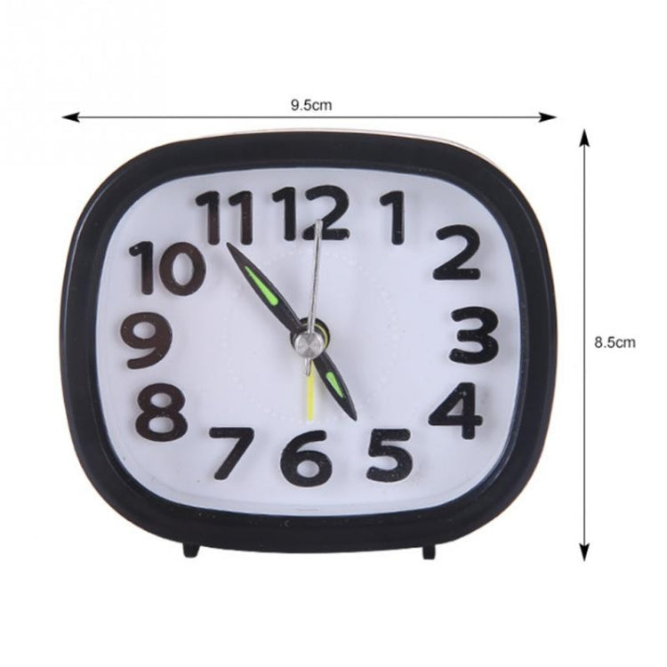 Creative Minimalist Mute Alarm Clock(Round White) - Alarm Clocks by PMc TechLife | Online Shopping South Africa | PMc TechLife | Buy Now Pay Later Mobicred