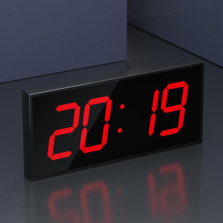 LED Large Screen Digital Electronic Clock Remote Control Double-sided Wall Clock (Red) - free shipping - PMc TechLife - Order now!