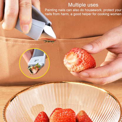 Pineapple Remover Clip Gadget Kitchen Tool Strawberry Shelling Machine(Gray) - Food Clips & Clips by PMC Jewellery | Online Shopping South Africa | PMC Jewellery | Buy Now Pay Later Mobicred