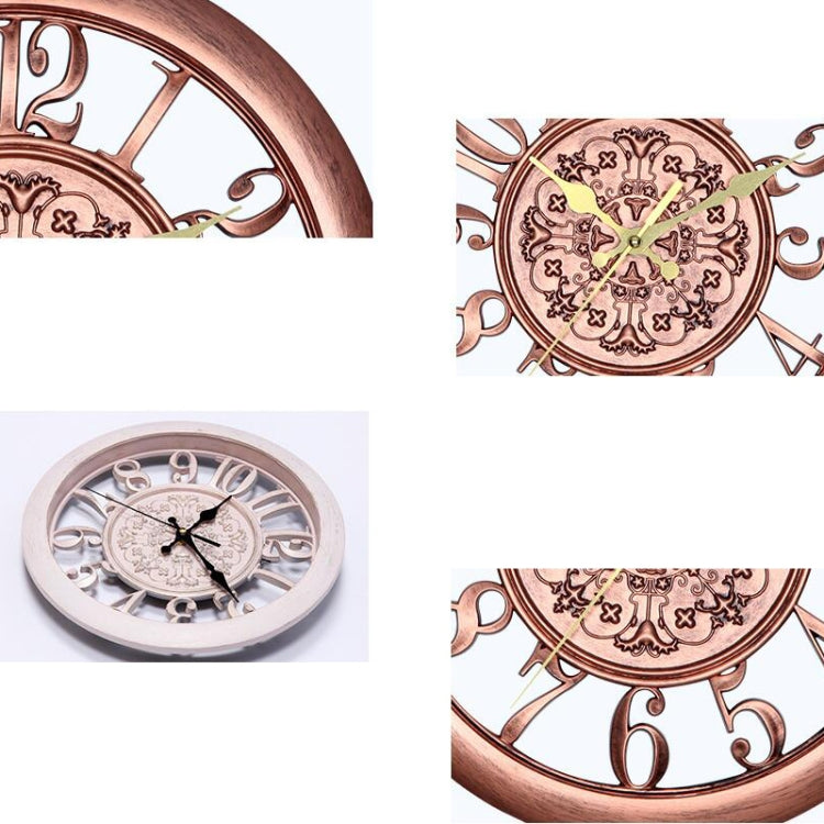 Home Round Retro Living Room Quartz Wall Clock(Antique Black) - free shipping - PMc TechLife - Order now!