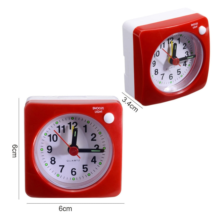 Bedside Mute Alarm Clock With Light & Snooze Function(Red) - free shipping - PMC TechLife - Order now!