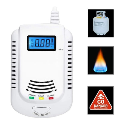 Coalgas Natural Gas Methane Propane Leak Detector Tester Measurer Home Security Tool, EU Plug - Gas Monitor by PMC Jewellery | Online Shopping South Africa | PMC Jewellery | Buy Now Pay Later Mobicred