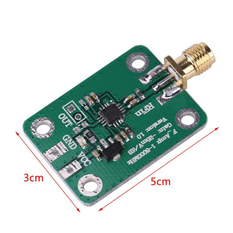AD8318 RF Logarithmic Detector 1-8000MHz Dynamometer 70dB RSSI Measurement Power Meter - Module by PMC TechLife | Online Shopping South Africa | PMC TechLife | Buy Now Pay Later Mobicred