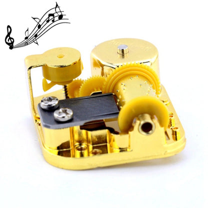 Eight-tone Gold-plated Bar Repair Parts DIY Sky City Paperback Music Box(Meet) - Music Box by PMC Jewellery | Online Shopping South Africa | PMC Jewellery | Buy Now Pay Later Mobicred