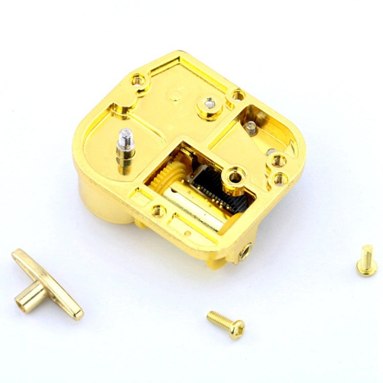 Eight-tone Gold-plated Bar Repair Parts DIY Sky City Paperback Music Box(Wonderful Grace) - Music Box by PMC Jewellery | Online Shopping South Africa | PMC Jewellery | Buy Now Pay Later Mobicred