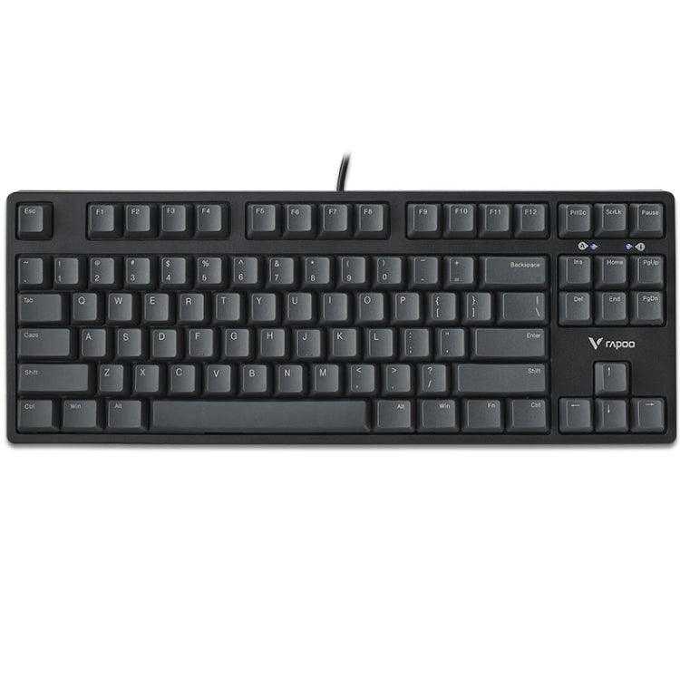 Rapoo V860 Desktop Wired Gaming Mechanical Keyboard, Specifications:87 Keys(Black Shaft) - free shipping - PMC Jewellery - Order now!