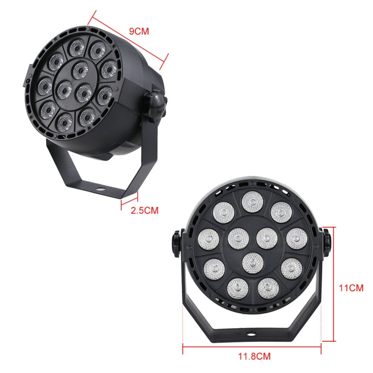 LED Purple Light Parlight Stage Laser Light, Plug Specifications:US Plug(12 Purple Light Par Lights) - Stage Lighting by PMc TechLife | Online Shopping South Africa | PMc TechLife | Buy Now Pay Later Mobicred