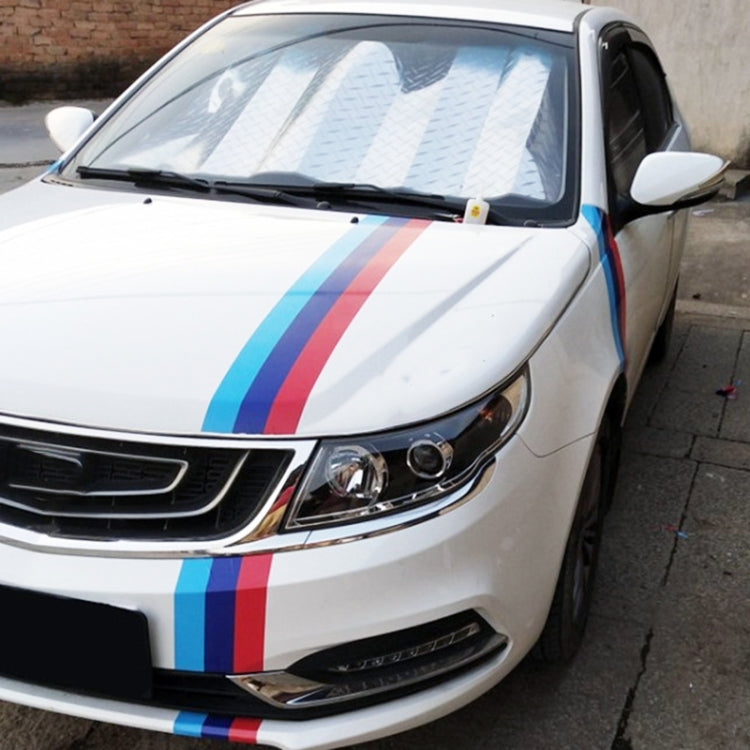 Flag Striped Car Hood Vinyl Sticker Body Decal(Tricolor) - Decorative Sticker by PMC Jewellery | Online Shopping South Africa | PMC Jewellery | Buy Now Pay Later Mobicred