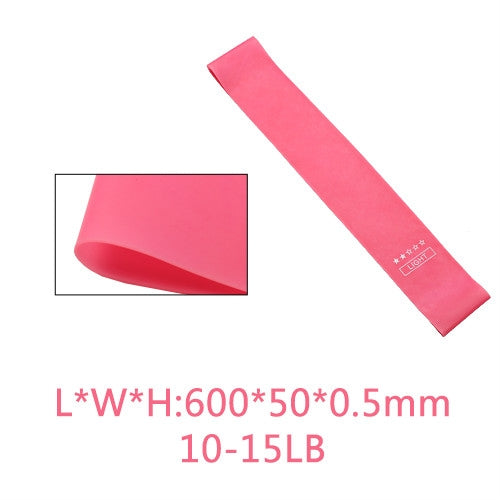 5 in 1 Strength Gradient Latex Elastic Ring Resistance Band Set(Pink gradient 5 pieces) - Yoga Belts by PMC Jewellery | Online Shopping South Africa | PMC Jewellery