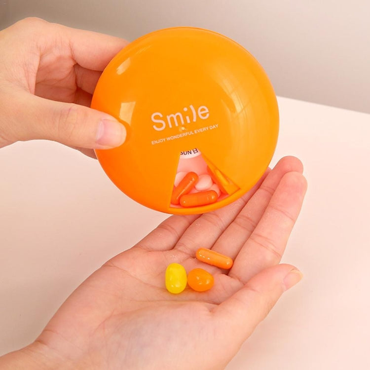 Portable 7 Days Drugs Pill Container Rotation Pillbox(Blue) - free shipping - PMC TechLife - Order now!