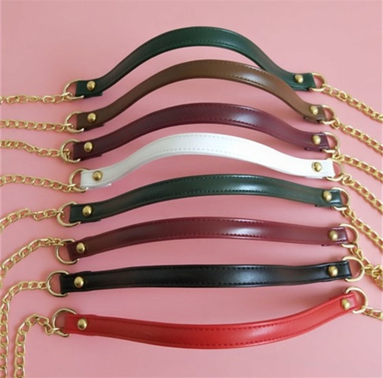 Women Bag PU Leather Chain Long Shoulder Strap Bag Accessories(Green) - Accessories by PMC TechLife | Online Shopping South Africa | PMC TechLife | Buy Now Pay Later Mobicred