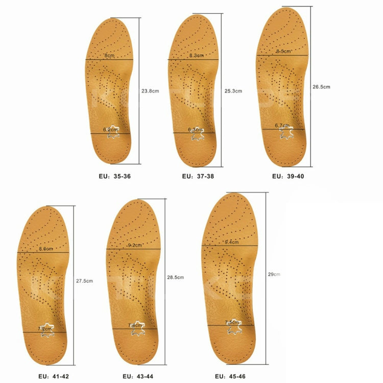 Corrected Flat Foot Arch Pad XO Leg Orthopedic Inner Eight-Shaped Corrective Insole, Size:43/44(Brown) - Shoes Care by PMC Jewellery | Online Shopping South Africa | PMC Jewellery