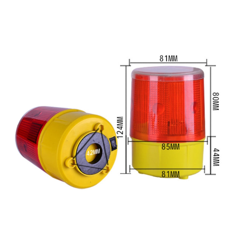 Night Solar Warning Construction Safety Warn Flash Lights Signal Light(Magnet) - Warning Lights by PMC TechLife | Online Shopping South Africa | PMC TechLife | Buy Now Pay Later Mobicred