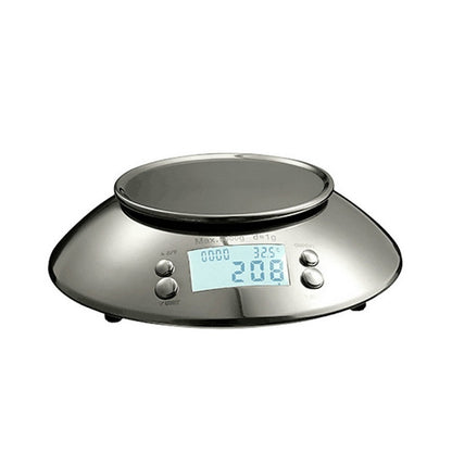 Kitchen High Precision Stainless Steel LCD Digital Scale Measuring Tools(Silver) - Kitchen Scales by PMC Jewellery | Online Shopping South Africa | PMC Jewellery | Buy Now Pay Later Mobicred