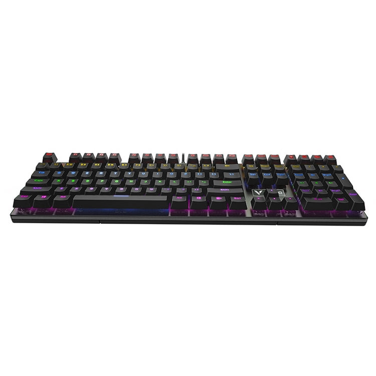 Rapoo V700S 104 Keys Mixed Color Backlight USB Wired Game Computer Without Punching Mechanical Keyboard(Black Shaft) - Wired Keyboard by Rapoo | Online Shopping South Africa | PMC Jewellery | Buy Now Pay Later Mobicred