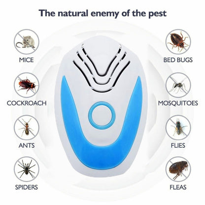 Multifunctional Ultrasonic Electronic Mosquito Repellent, Plug Type:EU Plug(Blue) - Repellents by PMC Jewellery | Online Shopping South Africa | PMC Jewellery | Buy Now Pay Later Mobicred