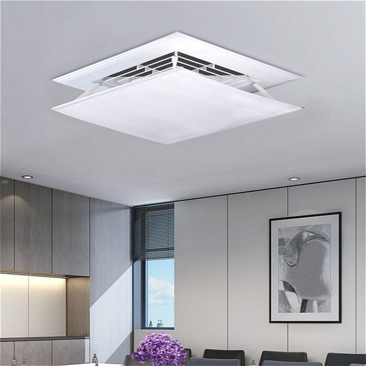 Central Air Conditioning Wind Shield Wall-Mounted Anti Direct Blowing Windshield, Size:45x45cm(White) - free shipping - PMC TechLife - Order now!