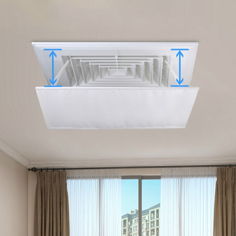 Central Air Conditioning Wind Shield Wall-Mounted Anti Direct Blowing Windshield, Size:45x45cm(White) - free shipping - PMC TechLife - Order now!