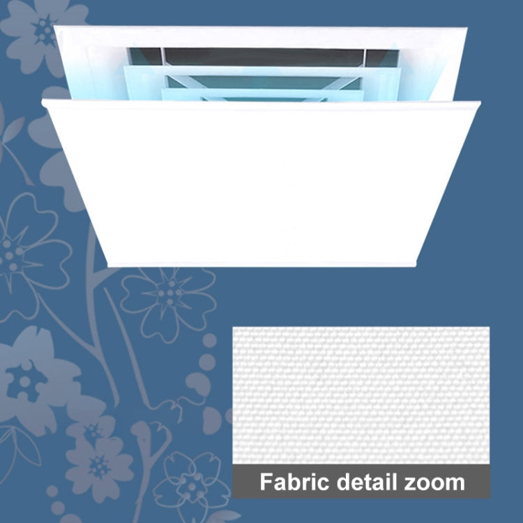 Central Air Conditioning Wind Shield Wall-Mounted Anti Direct Blowing Windshield, Size:45x45cm(White) - free shipping - PMC TechLife - Order now!