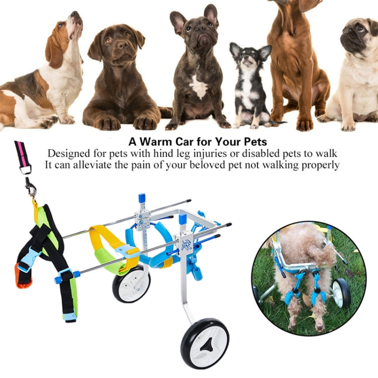 Pet Wheelchair Disabled Dog Old Dog Cat Assisted Walk Car Hind Leg Exercise Car For Dog/Cat Care, Size:M - Training Aids by PMC Jewellery | Online Shopping South Africa | PMC Jewellery | Buy Now Pay Later Mobicred