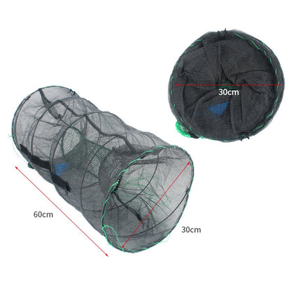 Spring Cage Fishing Net Automatic Folding Shrimp Cage Round Spring Fish Net(Special Mesh Large) - Fishing Net by PMC Jewellery | Online Shopping South Africa | PMC Jewellery