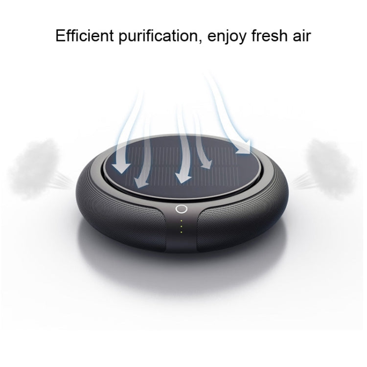 Intelligent Formaldehyde Removal Haze Negative Ion Solar Car Air Purifier(Gold) - Air Purifier by PMC TechLife | Online Shopping South Africa | PMC TechLife | Buy Now Pay Later Mobicred