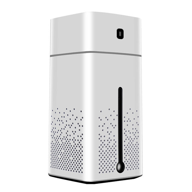 Ultrasonic Air Humidifier USB Essential Oil Aroma Diffuser LED Night Light Spray Mist Purifier, 1000ml(White) - free shipping - PMC TechLife - Order now!