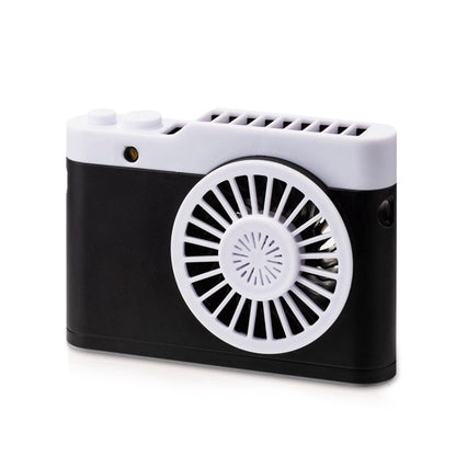 Portable Mini Usb Charging Camera Fan Hanging Neck Small Fan(Black) - Electric Fans by PMC Jewellery | Online Shopping South Africa | PMC Jewellery | Buy Now Pay Later Mobicred