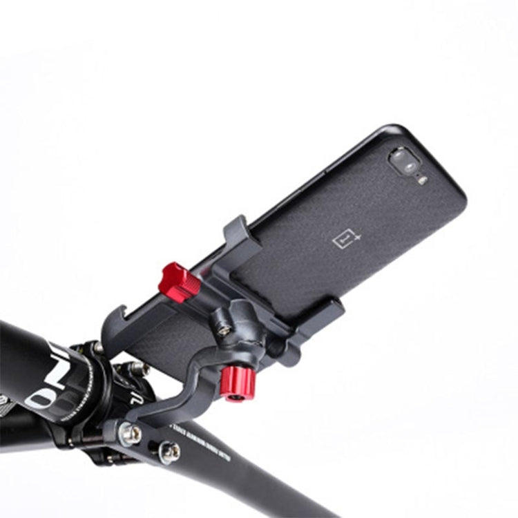 360 Rotate Eagle Claw Bionic Bike Phone Holder Mount Aluminum Bicycle Motocycle Handlebar Cellphone Stand Bracket(Titanium) - Holder by PMC Jewellery | Online Shopping South Africa | PMC Jewellery | Buy Now Pay Later Mobicred
