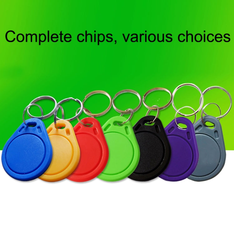 10PCS IC Access Control Card Entree Control M1 Compatibel Fudan Rfid 13.56Mhz Keyfob Sleutelhanger Tag Sleutelhanger(Blue) - Access Card by PMC Jewellery | Online Shopping South Africa | PMC Jewellery | Buy Now Pay Later Mobicred