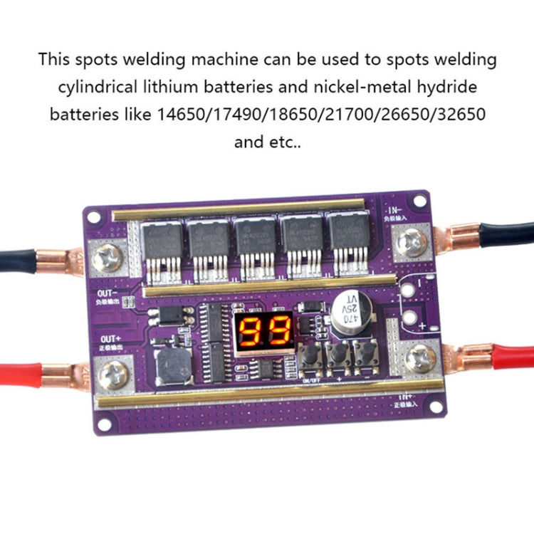 Start Treasure Version 12V Digital Display DIY Battery Spot Welding Machine Pen Control, Style:6 Square Pen With Case - Others by PMC TechLife | Online Shopping South Africa | PMC TechLife | Buy Now Pay Later Mobicred