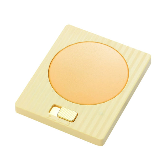 Home USB Constant Temperature Cup Mat Heat Thermos Coaster, Style:With Adapter(Lemon Yellow) - USB Heater by PMC Jewellery | Online Shopping South Africa | PMC Jewellery | Buy Now Pay Later Mobicred