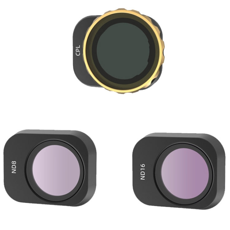 JSR For Mini 3 Pro Camera Filters, Style:3 In 1 CPL+ND8+ND16 - Mavic Lens Filter by JSR | Online Shopping South Africa | PMC Jewellery | Buy Now Pay Later Mobicred