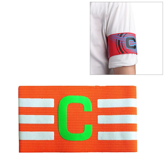 Football Team Captains ArmbandPasteable Armband(Orange) - Wristbands by PMC Jewellery | Online Shopping South Africa | PMC Jewellery | Buy Now Pay Later Mobicred