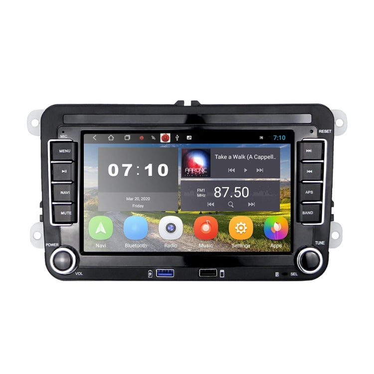 For Volkswagen Q3300KT 7-inch 2+32G Car Multimedia Player Navigation Bluetooth Reversing Integrated Machine Android 10.0, Style:Standard+4Lights Camera - Car MP3 & MP4 & MP5 by PMC Jewellery | Online Shopping South Africa | PMC Jewellery | Buy Now Pay Later Mobicred