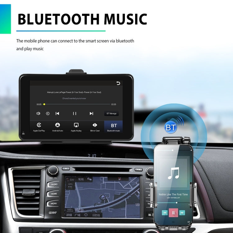 A3135 7 Inch HD Wired Smart Screen With Wireless CarPlay + Android Auto + Android With With 32G Memory Card - Car MP3 & MP4 & MP5 by PMC Jewellery | Online Shopping South Africa | PMC Jewellery | Buy Now Pay Later Mobicred