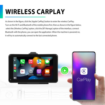 A3135 7 Inch HD Wired Smart Screen With Wireless CarPlay + Android Auto + Android With With 64G Memory Card - Car MP3 & MP4 & MP5 by PMC Jewellery | Online Shopping South Africa | PMC Jewellery | Buy Now Pay Later Mobicred