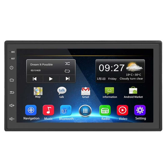 A2222KT 7 Inch Android Navigation WiFi Version 2+64G GPS Bluetooth 2.5D Screen Car Central Control MP5 Player, Style:Standard - Car MP3 & MP4 & MP5 by PMC Jewellery | Online Shopping South Africa | PMC Jewellery | Buy Now Pay Later Mobicred