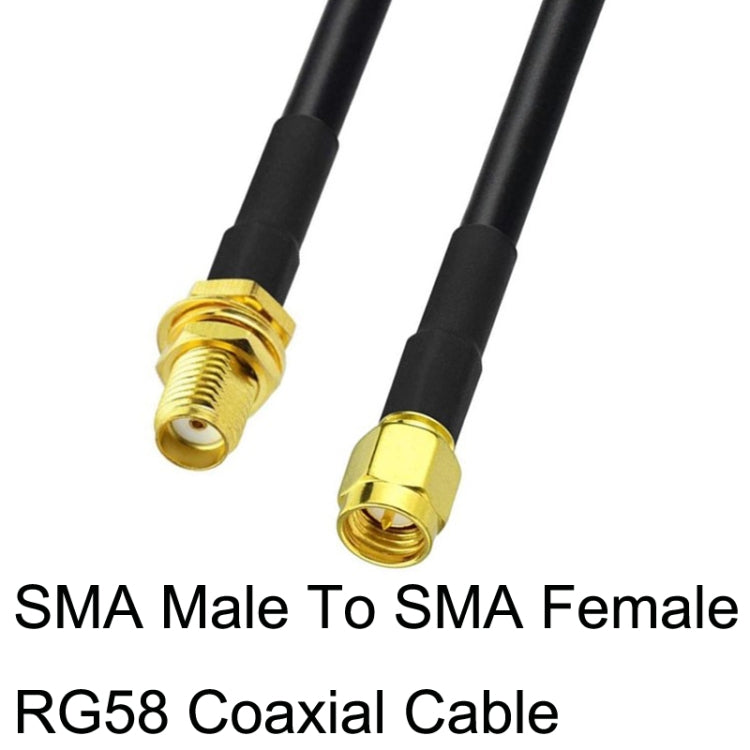 SMA Male To SMA Female RG58 Coaxial Adapter Cable, Cable Length:10m - Connectors by PMC Jewellery | Online Shopping South Africa | PMC Jewellery | Buy Now Pay Later Mobicred